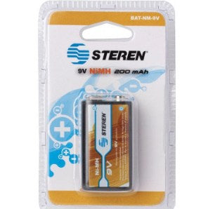 Steren BAT-NM-9V pila doméstica Batería recargable Níquel-metal hidruro (NiMH)