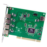 StarTech.com Adaptador Tarjeta PCI USB 2.0 de Alta Velocidad 7 Puertos - 4 Externos y 3 Internos Tarjetas y adaptadores 