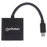 Manhattan Adaptador Activo Mini-DisplayPort a HDMI Cable Derecho Derecho Níquel Mini DisplayPort