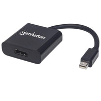 Manhattan Adaptador Activo Mini-DisplayPort a HDMI Cable Derecho Derecho Níquel Mini DisplayPort