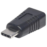 Manhattan Adaptador USB 2.0 de Micro-B a Tipo-C Cable USB C USB Micro-B Macho Hembra