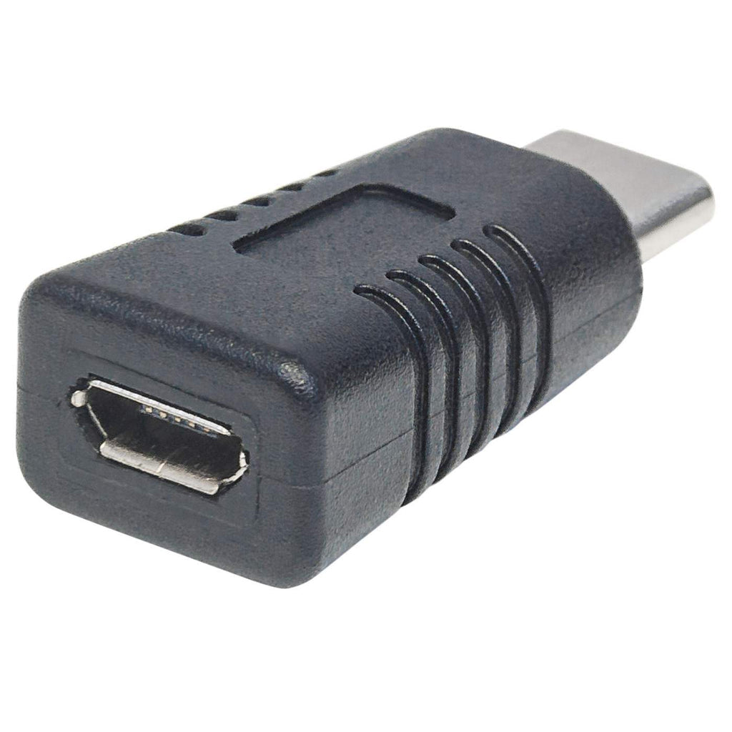 Manhattan Adaptador USB 2.0 de Micro-B a Tipo-C Cable USB C USB Micro-B Macho Hembra