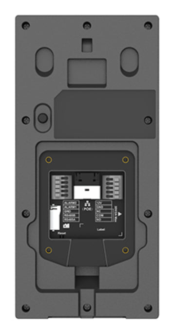 GDS3727, Video Portero SIP/VoIP 4MP, WiFi-6, 1 botón de timbre, Onvif, RFDI, plástico