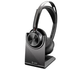 HP Poly Auriculares Poly Voyager Focus 2-M con certificación Microsoft Teams con base de carga, Inalámbrico, Oficina/Centro de llamadas, 20 - 20000 Hz