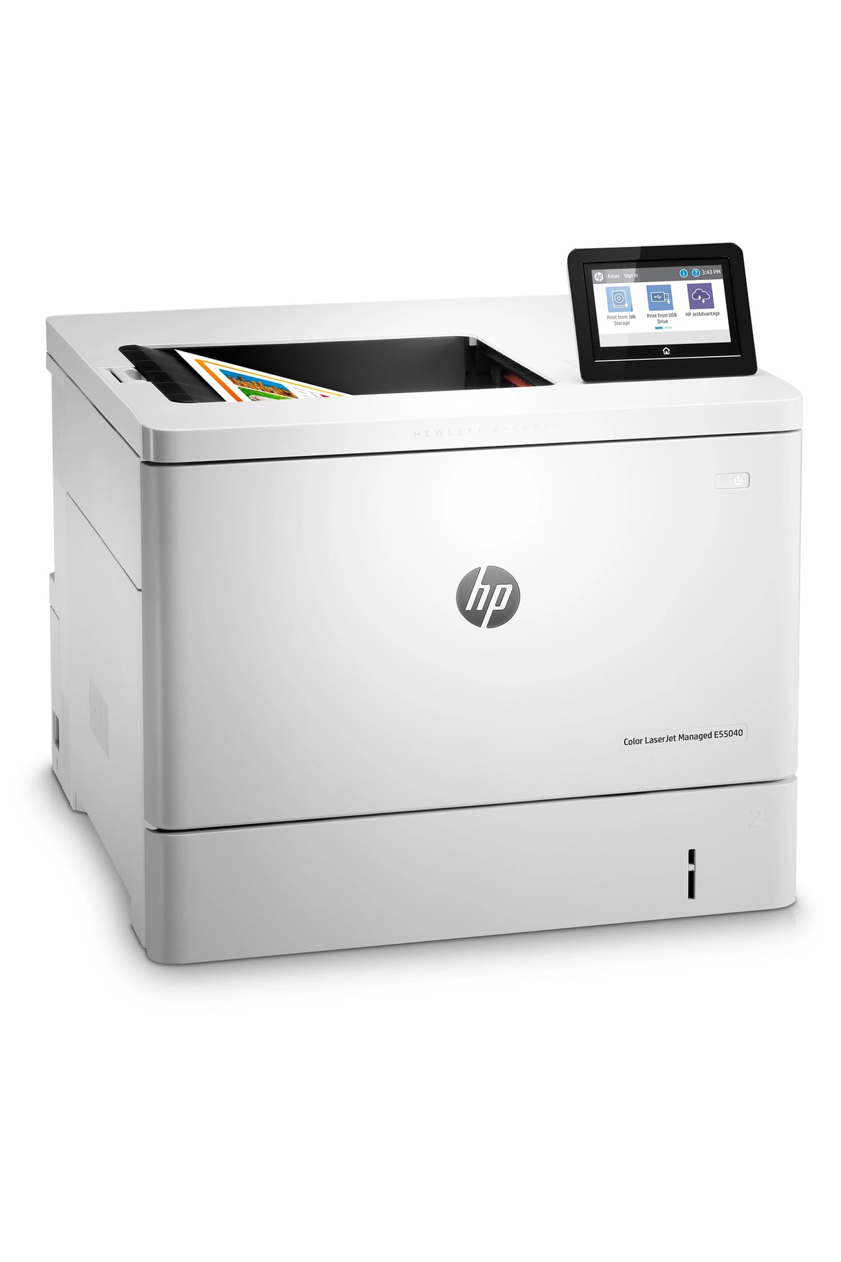 HP Color LaserJet Managed LaserJet E55040dn Color Impresora, Ethernet solamente; Doble cara, 600 x 600 DPI, 38 ppm, Impresión a doble cara