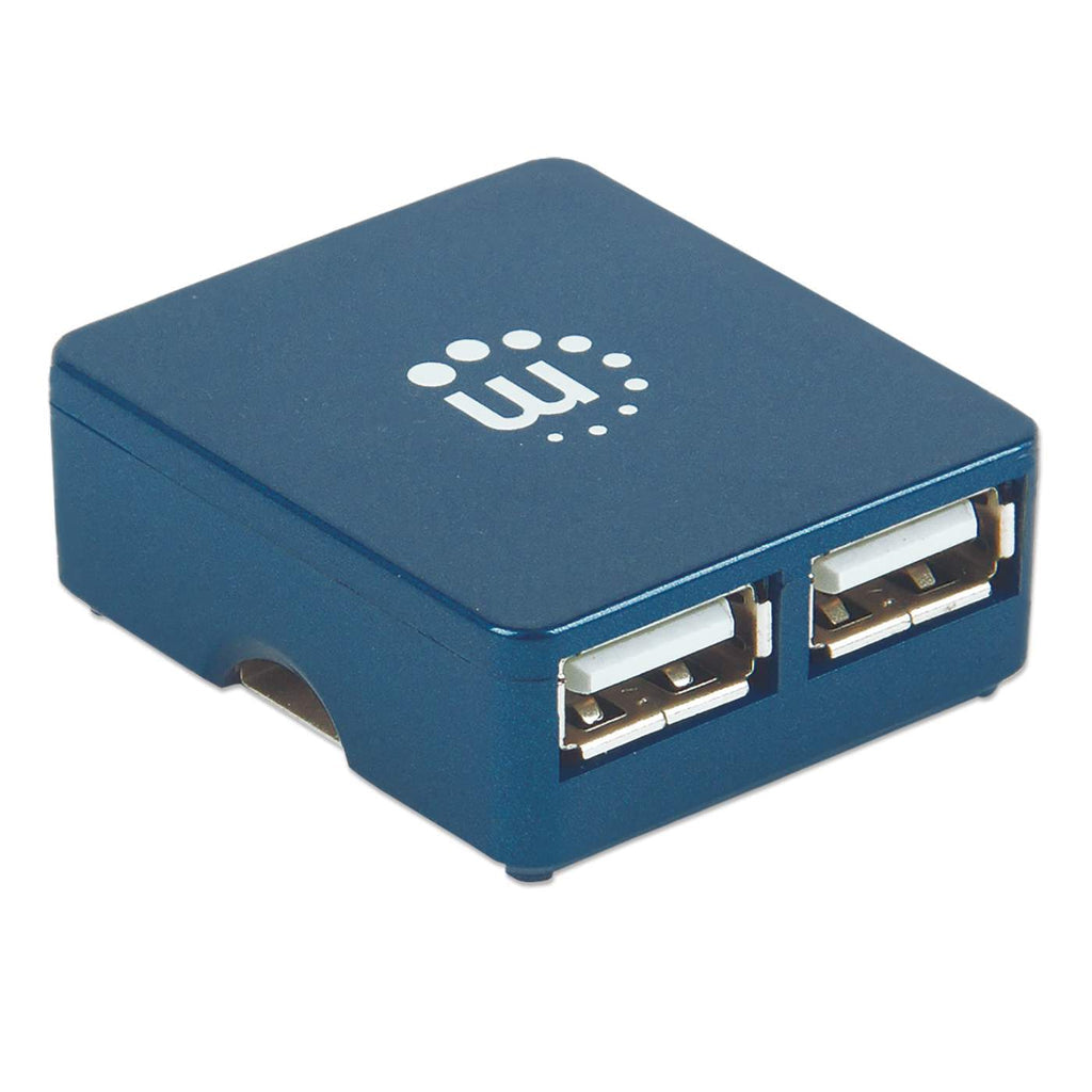 Manhattan Micro Hub USB de Alta Velocidad 2.0 hubs de interfaz USB 3.2 Gen 1 (3.1 Gen 1) Type-A USB 3.2 Gen 1 (3.1 Gen 1