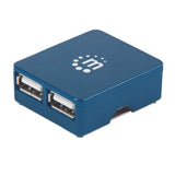 Manhattan Micro Hub USB de Alta Velocidad 2.0 hubs de interfaz USB 3.2 Gen 1 (3.1 Gen 1) Type-A USB 3.2 Gen 1 (3.1 Gen 1
