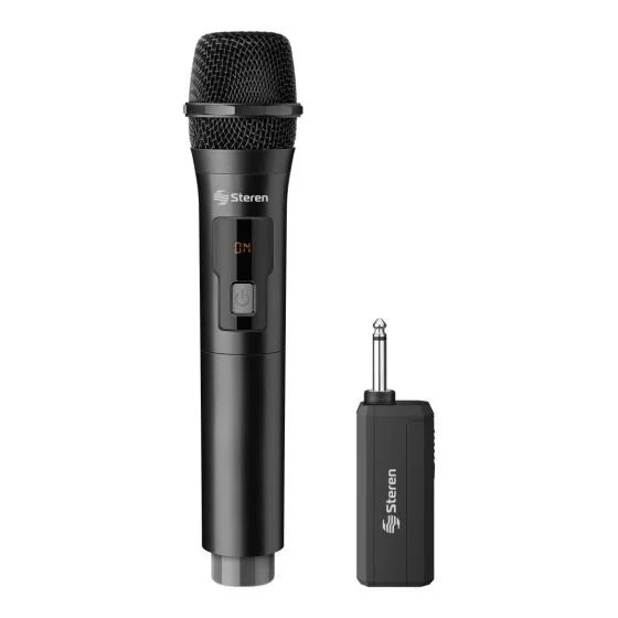 Steren MIC-285R micrófono Negro Micrófono para escenarios y espectáculos, Inalámbrico, Bluetooth, USB Tipo C