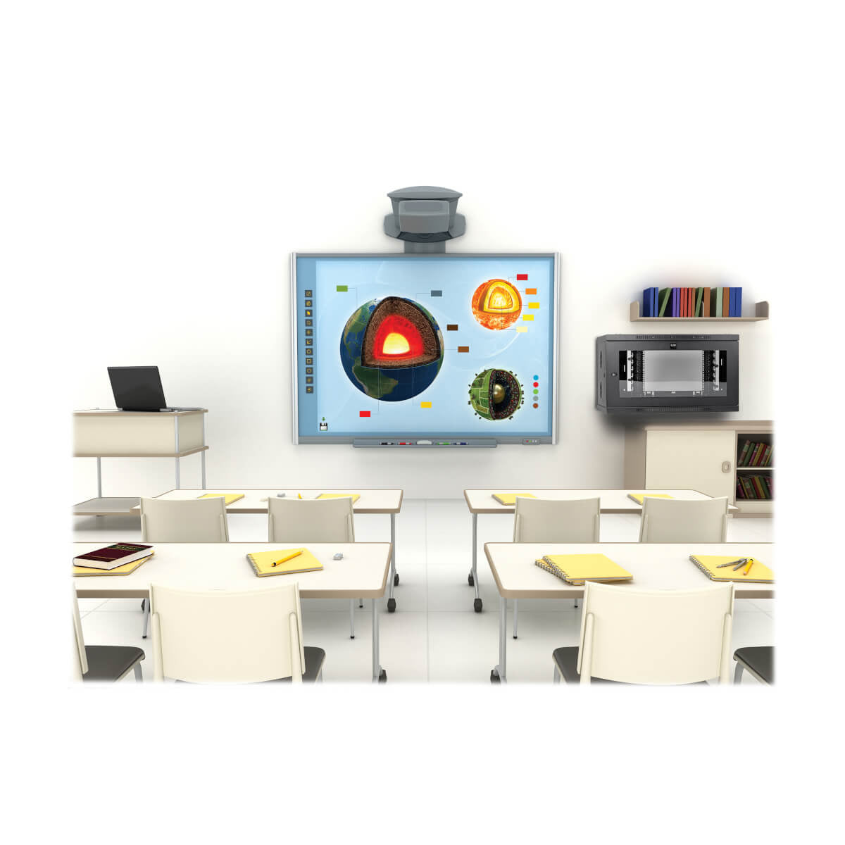 Tripp Lite SRW9UDPGVRT Gabinete Smartrack de 9U de Bajo Perfil, Profundidad de Switch Plus, para Ins