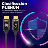Manhattan Cable HDMI Óptico Activo con Clasificación Plénum Cable 30 m HDMI tipo A (Estándar) HDMI tipo A (Estándar) Mac