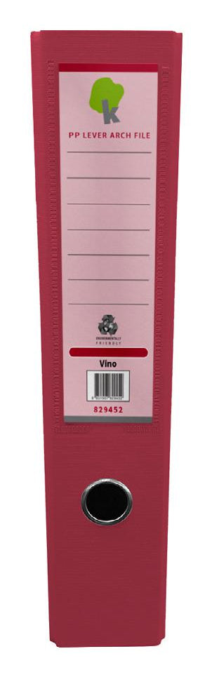 Techmakro KIT-0121 carpeta de cartón Carta Rojo, Anillo D, Almacenamiento, Cloruro de polivinilo (PVC)