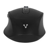 Vorago MO-450 ratón Oficina Diestro Bluetooth + USB Type-A Óptico 1600 DPI, Negro