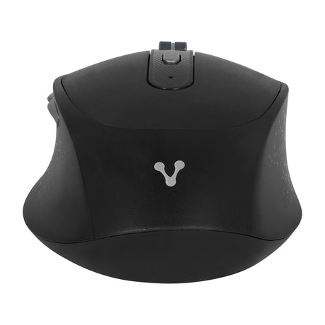Vorago MO-450 ratón Oficina Diestro Bluetooth + USB Type-A Óptico 1600 DPI, Negro
