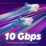 Intellinet Cable de red, Cat6, UTP Cable Azul 0,5 m Cat6 U/UTP (UTP)