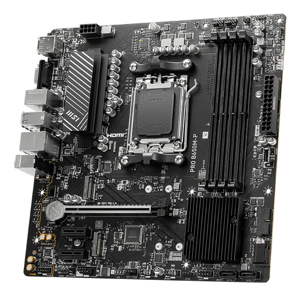 MSI PRO B650M-P placas base AMD Zócalo AM5 AMD Ryzen 7000 Series Zócalo AM5