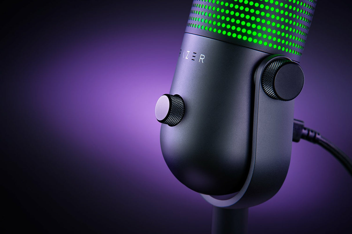 Razer Seiren V3 Chroma Negro Micrófono de mesa, 110 Db, 20 - 20000 Hz, 24 Bit
