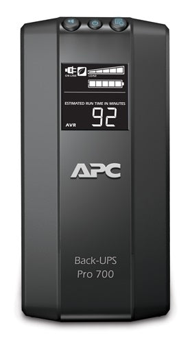 APC BR700G sistema de alimentación ininterrumpida (UPS) 0.7 kVA 420 W, 355 J, NEMA 5-15R, Sealed Lead Acid (VRLA)