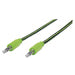 394130 - Manhattan 394130 cable de audio 1 m 3,5mm Negro, Verde