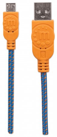Manhattan Cable Micro USB 2.0 A Micro B 0.5M, 480 Mbps, Compatible con USB 2.0