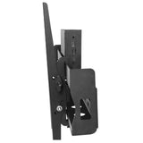 Manhattan Soporte Universal de Pared para Pantalla Plana, con Inclinación y Área de Almacenamiento Monitor Negro