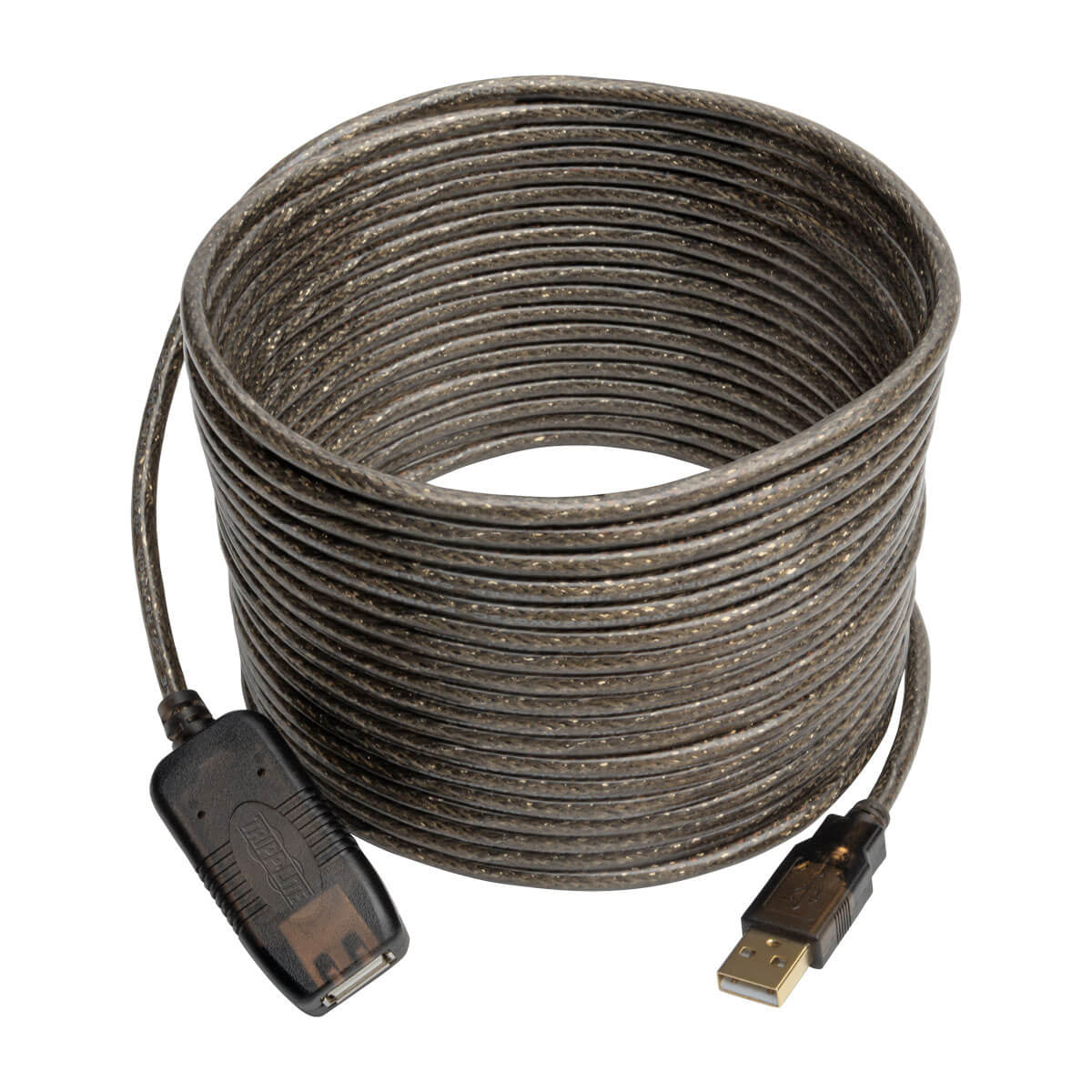 Tripp Lite U026-025 Cable de Extensión Repetidor Activo USB 2.0, (A M/H), 7.62 m [25 pies], Macho/Hembra, Negro
