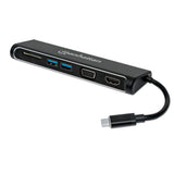 Manhattan Convertidor Docking USB-C Superspeed 4-en-1 a HDMI/VGA Laptop Alámbrico USB 3.2 Gen 1 (3.1 Gen 1) Type-C 2 1