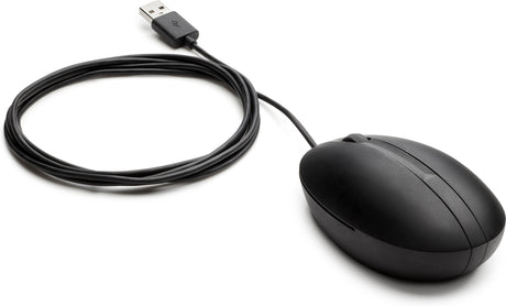 HP 320M ratón Oficina Ambidiestro USB tipo A Óptico 1000 DPI, Negro, 9VA80AA#ABA