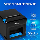 Vorago MNP-180 impresora de recibo 203 x 203 DPI Alámbrico Térmico Impresora de TPV, 220 mm/seg