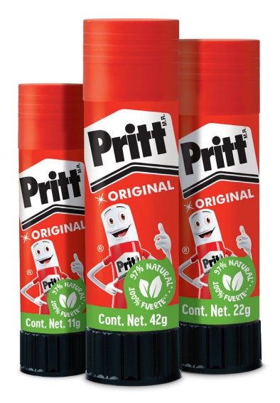Lápiz adhesivo Pritt en barra de 22 grs