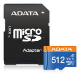 ADATA AUSDX512GUICL10 Memoria Flash 512 GB MicroSDXC 100 MB/s 25 MB/s