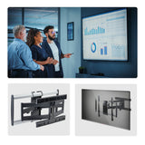 StarTech.com Soporte VESA de Pared Ultra Delgado para TV hasta 65" - Soporte Ultra Delgado Articulado para Pantalla