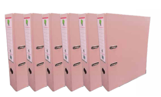 Techmakro KITCARP6RS carpeta Cartón, Cloruro de polivinilo (PVC) Rosa claro Carta, Folder de archivo convencional, 650 h