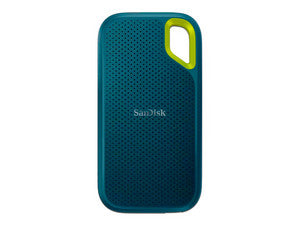 SSD Externo SanDisk Extreme Portable de 2TB, USB-C, Resistente al Agua, Velocidad de Transferencia de 1050MB/s, Color Verde