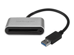 Lector Grabador USB 3.0 de Tarjetas de Memoria Flash CFast 2.0 - Compact Flash CF, 5 Gbps, 2 Ranuras, Portátil