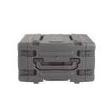 SKB 20" Deep 4U Roto Shockmount Rolling Rack caja para equipo Maletín con ruedas Negro