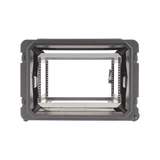 SKB 20" Deep 6U Roto Shockmount Rolling Rack caja para equipo Maletín con ruedas Negro