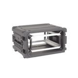 SKB 20" Deep 4U Roto Shockmount Rolling Rack caja para equipo Maletín con ruedas Negro
