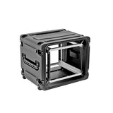 SKB 20" Deep 10U Roto Shockmount Rolling Rack caja para equipo Maletín con ruedas Negro