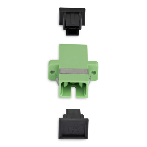 StarTech.com Paquete de 10 Acopladores de Fibra Óptica SC a SC Monomodo - Acoplador de Fibra Óptica OS2 Simplex Monomodo