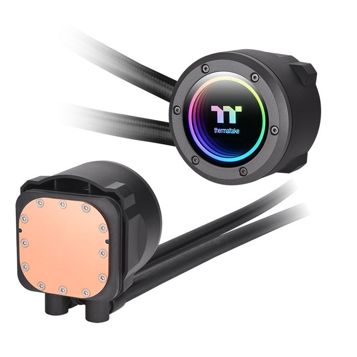 Thermaltake TT TH240 ARGB Procesador Refrigerador de líquidos todo en uno 12 cm Negro 1 pieza(s), 1500 RPM, 3300 RPM