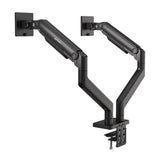 Manhattan Soporte doble de sobremesa para TV/monitores (Articulado con muelle), para pantallas de 13" a 45", f