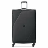 Delsey MARINGA Maleta Cubierta suave Negro 118.85 L Poliéster, 4 rueda(s), Rueda giratoria, Cerradura de combinación de 