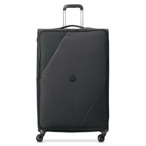 Delsey MARINGA Maleta Cubierta suave Negro 118.85 L Poliéster, 4 rueda(s), Rueda giratoria, Cerradura de combinación de 