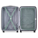 Delsey AIR ARMOUR Tranvía Armazón duro Verde 72 L Acrilonitrilo butadieno estireno (ABS), Policarbon