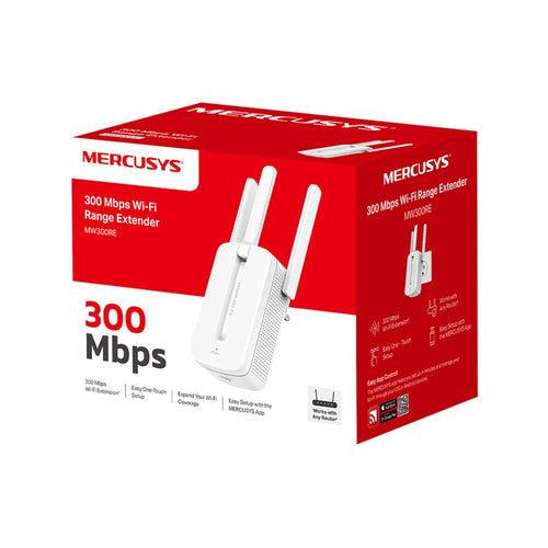 Mercusys MW300RE Ampliadores de red Repetidor de red 300 Mbit/s 3
