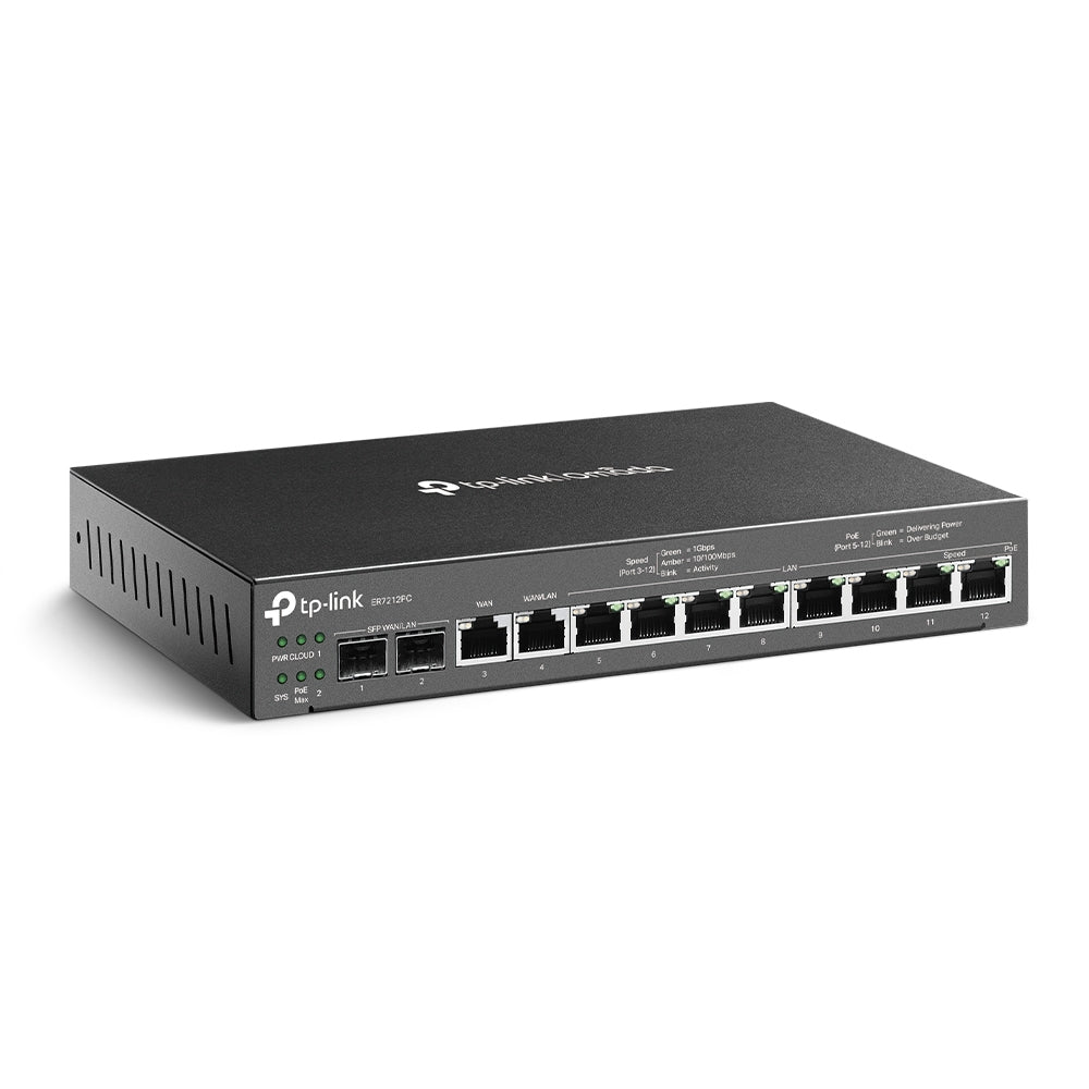 TP-Link Omada ER7212PC Router Si Si Gigabit Ethernet 10/100/1000Base-T(X)