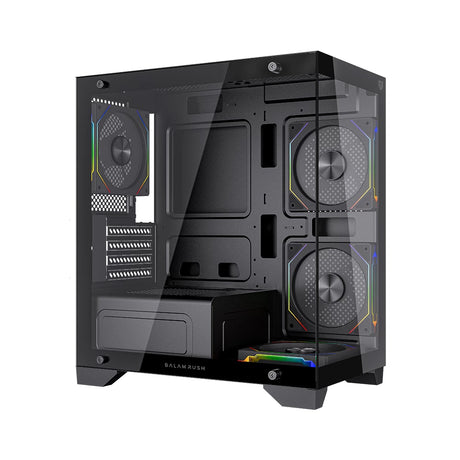 Balam Rush Tank Perform 3600 Mini Tower Negro, ITX, Mini-ATX, Juego, BR-941631