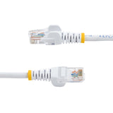 StarTech.com Cable de 1m Blanco de Red Fast Ethernet Cat5e RJ45 sin Enganche - Cable Patch Snagless Cables de red 1 m Ca