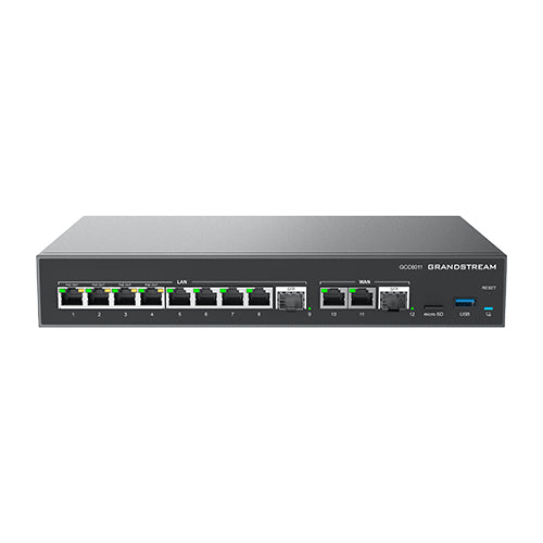Grandstream Networks GCC6011 dispositivo de redes Gigabit Ethernet (10/100/1000) Energía sobre Ethernet (PoE) Negro, Pla
