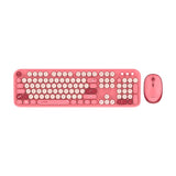Acteck Creator Chic K-Colors MK485 teclado Ratón incluido Universal RF inalámbrico QWERTY Español Rosa, Interruptor de m